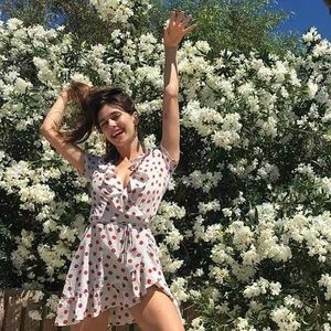 COPY - Realisationpar 100% silk polka dot wrap dr…